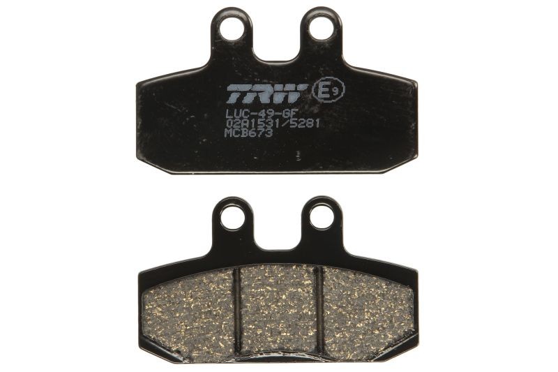 4x ✅Fits TRW MCB673 Brake pads MCB673  organic, intended use offroad ⭐UK Seller⭐