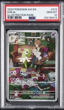 2023 POKEMON SVI EN-SCARLET & VIOLET ILLUSTRATION RARE #212 KIRLIA PSA 10