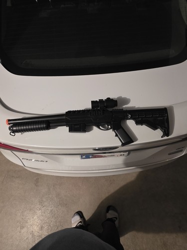 M47 D1 Spring Power Airsoft Rifle Shotgun 300 FPS Pump Action 20 Round, W/Scope