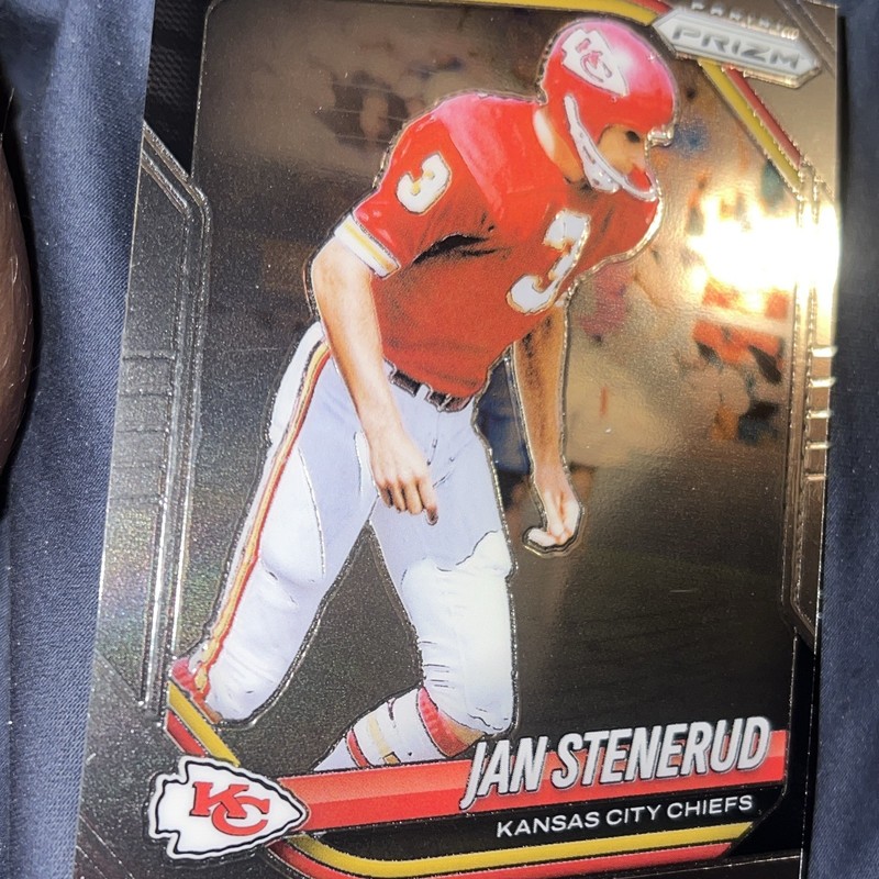 Panini 2025 Prizm Jan Stenerud #204 Kansas City Chiefs Football Card
