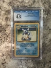 WARTORTLE 42/102 POKEMON 1999 BASE SET CGC 8.5 NM/MINT