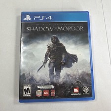 PS4 Middle Earth: Shadow of Mordor Sony PlayStation 4; 2014 Game Complete CIB