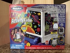 RoseArt Lite Art Activity Cube, 4 In 1 Light Activities