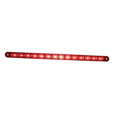 14 LED 12" Stop, Turn  Tail Light Bar Only - LED/Lens, 38947 12 Inches Red
