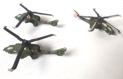 Triax Attack Helicopters Mega Force Kenner 1989 1980er Diecast Micro