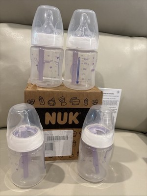 4 Pack ~ NUK Smooth Flow Pro Anti Colic Baby Bottle 5oz  NEW