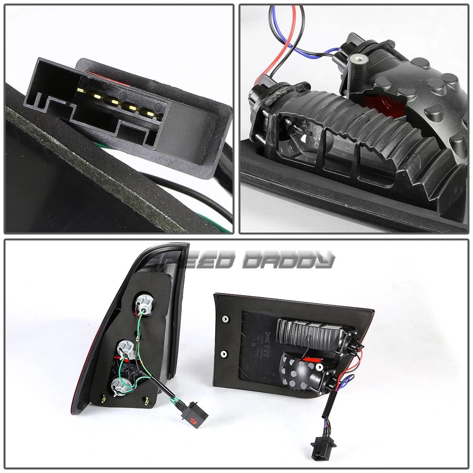 PARA BMW X5 E53 00-06 ROJO/LENTE AHUMADA LUZ TRASERA FRENO TRASERO LUCES DE MARCHA ATRÁS 4 PIEZAS Foto 4 de 4