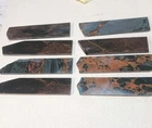 8 180 x 45mm NATURAL MULTI  OBSIDIAN PREFORMS SLAB KNAPPING KNIFE ARROWHEAD