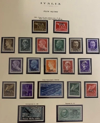 ITALY 1942 Full set overprinted P.M. MH VF / M794