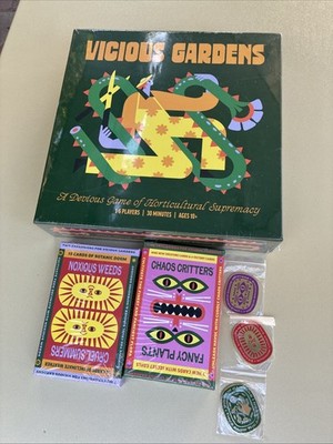 Vicious Gardens | A Devious Game of Horitcultural Supremacy With Expansions NEW