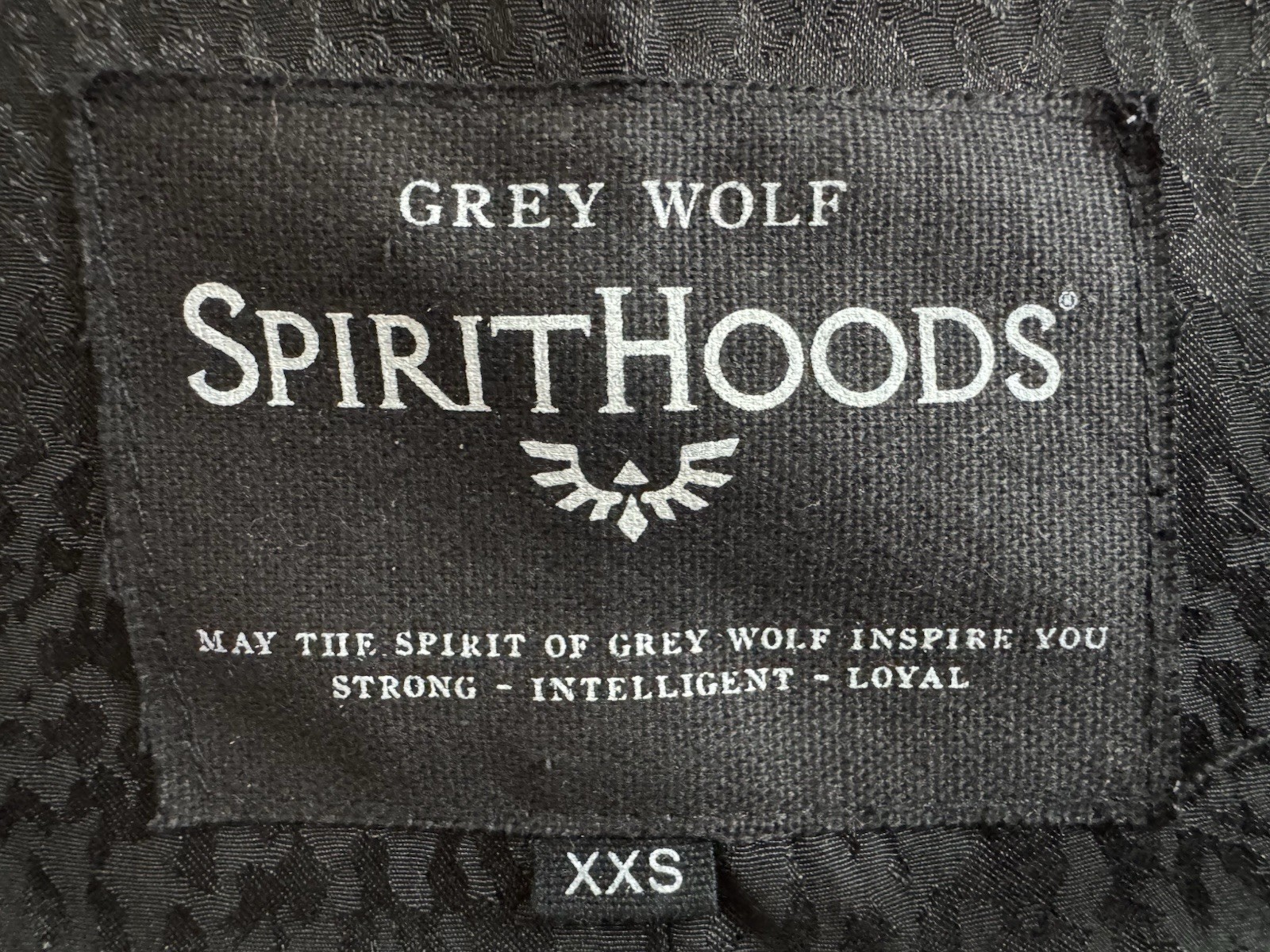 Authentic SpiritHoods Grey Wolf Classic Faux Fur … - image 3