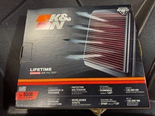 K & N Engineering 335000 Filter 33-5000 - Air Filter Kn K&n Nib