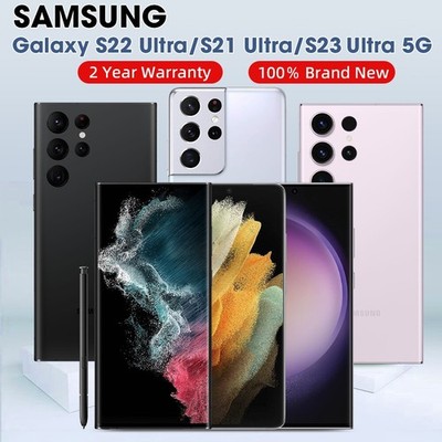New Sealed Samsung Galaxy S22 Ultra 5G SM-S908U1 256GB Factory Unlocked US Stock
