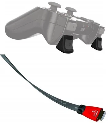 Gioteck High-End HQ HDMI-Kabel Anschluss-Kabel 3D HD für Sony PS4 PS3 Konsole TV - Bild 1 von 4