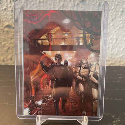 #ad #ad 2025 Star Wars Galaxy Chrome Admiral Piett #35 Magenta Wave 250 $6.99