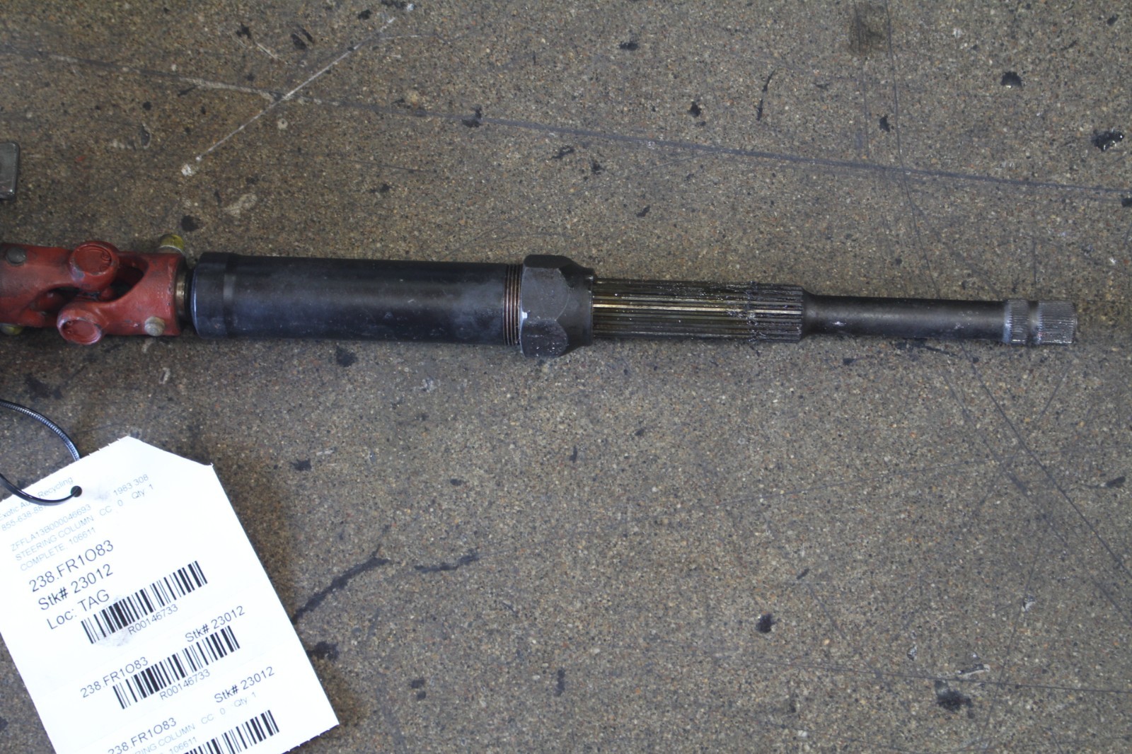 Ferrari 308, Steering Column, Used, P/N 106611