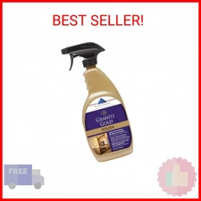 Granite Gold Polish Spray, Streak-Free Shine for Granite, Quartz, Marble, Traver