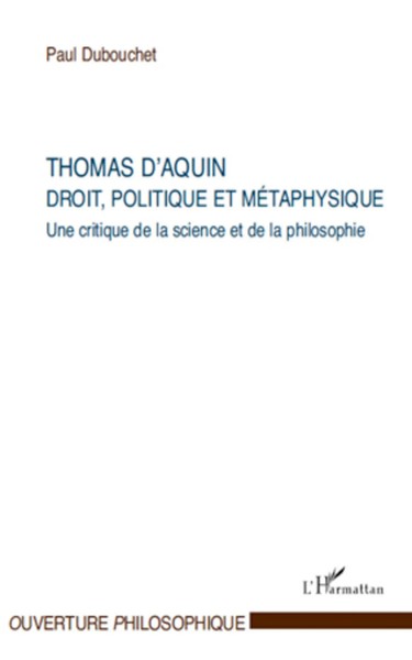 Paul Dubouchet | Thomas D'aquin : Droit, Politique Et MéTaphysique | Taschenbuch-image