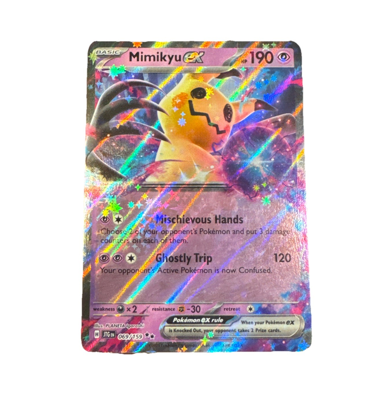 Mimikyu ex 69/159 Journey Together Double Rare NM