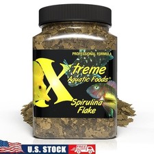 Spirulina Flakes Herbivorous Fish Food Enhanced Color Digestible Marine Proteins