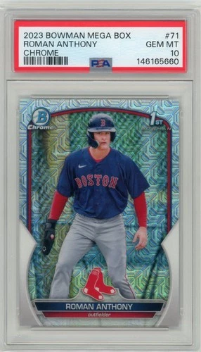 2023 Bowman - Chrome Prospects Roman Anthony #BCP-71 Mojo Refractor PSA 10
