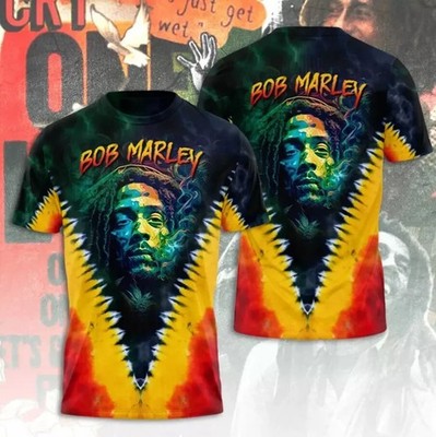 Bob Marley T-Shirt, Bob Marley Singer 3D Shirt