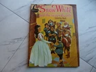 Vintage Snow White and The Seven Dwarfs Coloring Book 1975