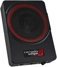 Cerwin Vega VPAS10V2 10" 550W Max / 200W RMS Low Profile Active Powered Subwo...