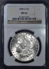 1898-O $1 MORGAN SILVER DOLLAR KM# 110 NGC MS 63 A6529