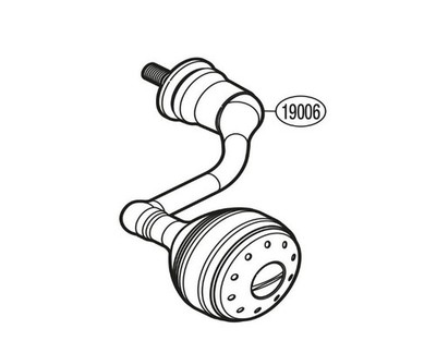 OEM Shimano Handle 1005J / RD19006 / Fits 2018 Stella C5000XG-FJ