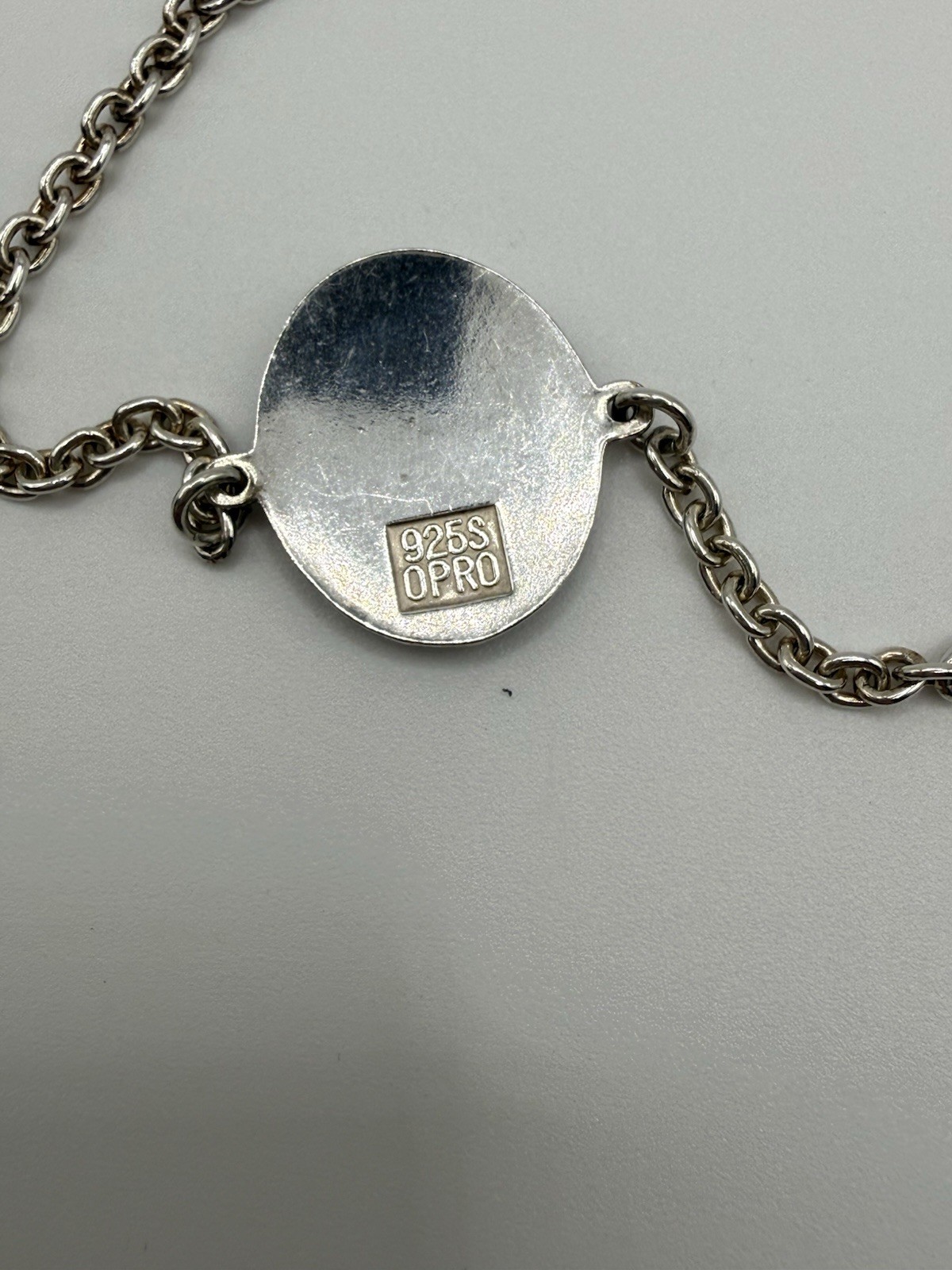 Sterling Silver 925 OPRO Turtle Shell Enamel Brac… - image 3