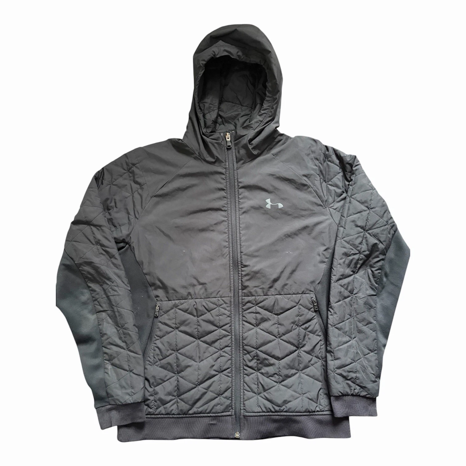 Under Armour Storm ColdGear Reactor Large Mens Hybrid Jacket Black Running Golf
