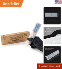 Water-Resistant Tattoo Cartridge Covers - 200pcs 2.4'' X 7'' for Wireless Pens