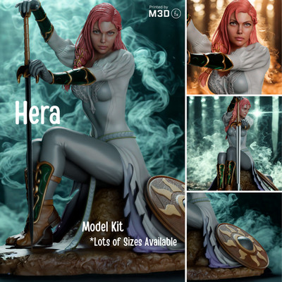 HERA (1:6, 1:9, 1:12) 3D Modellbausatz Figur unbemalt ungebaut Fan Art