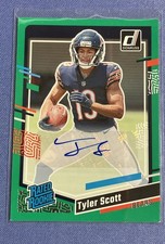 2023 Panini Donruss - Rated Rookie Tyler Scott #315 Green Autographs (AU, RC)