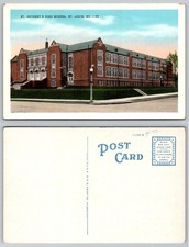St. Anthony's High School St. Louis MO Vintage Postcard E.C. Kropp
