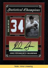 2004 Donruss Timeless Treasures 10/34 Nolan Ryan #SC-34 Auto HOF READ 11b4