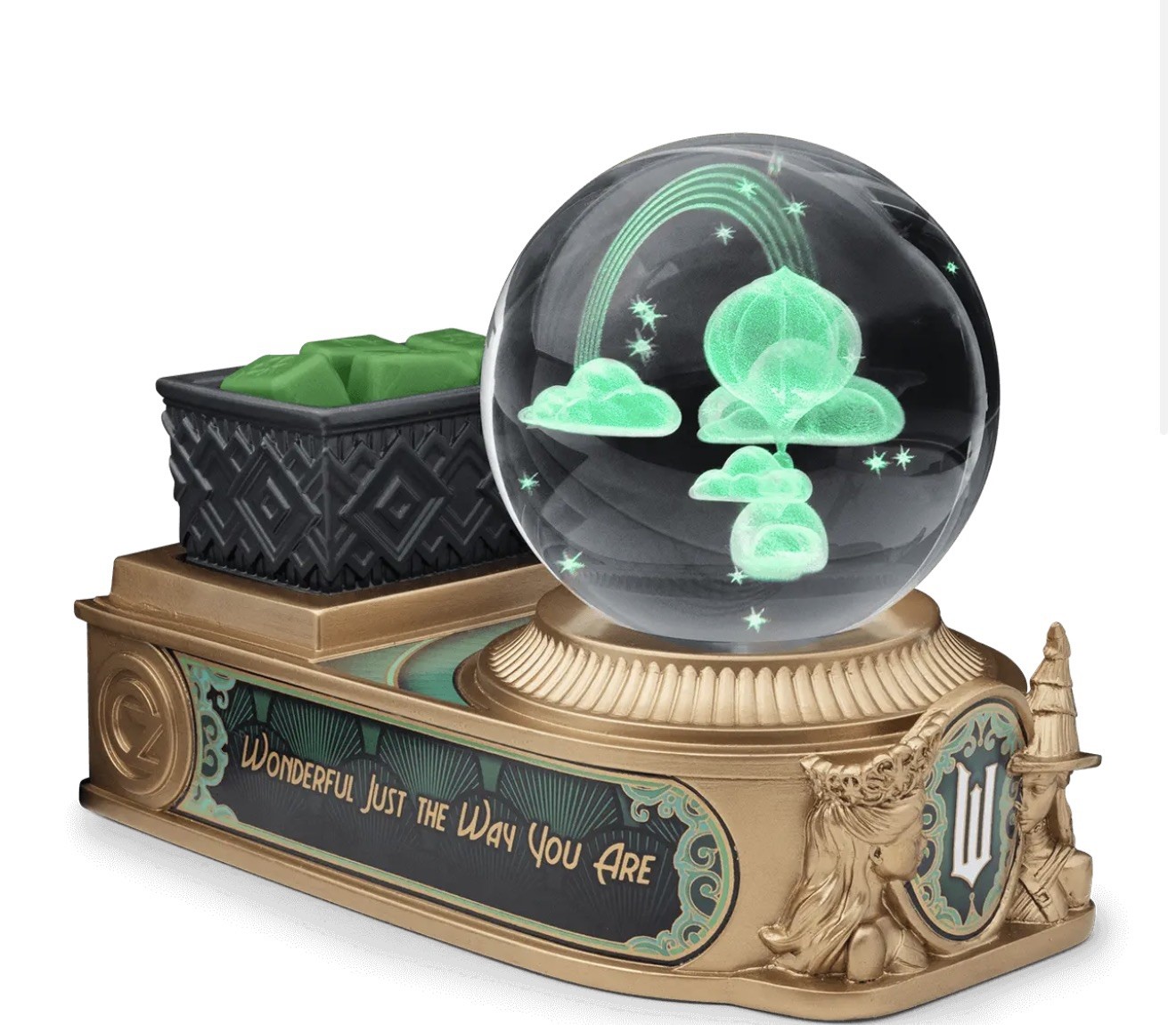 Scentsy Wicked Collection Warmer NIB Special Edtn Glinda & Elphaba Light-Up Orb