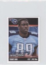 2012 Panini Album Stickers Jared Cook #166 0b5