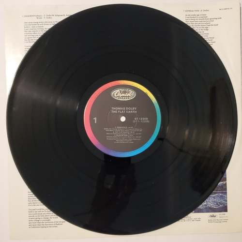 Thomas Dolby - The Flat Earth - NEAR MINT vinyl LP - 第 4/4 張圖片