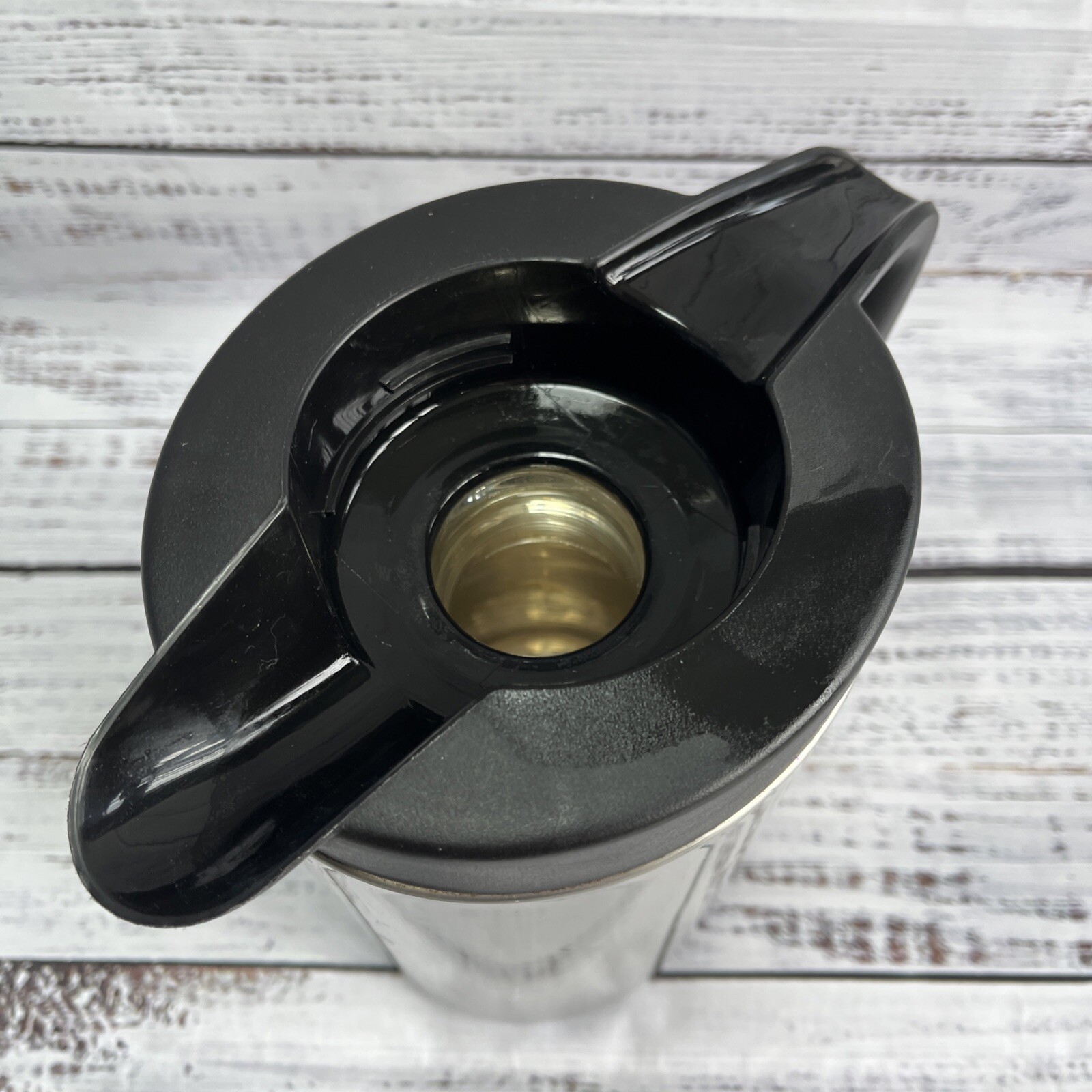 Palm Restaurant Stainless Steel Coffee Thermal Carafe Decanter 10” Tall