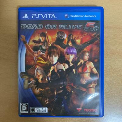 Dead or Alive 5+ PSVita Tecmo Gebraucht Japan Kampfspiel Getestet Funktionier...