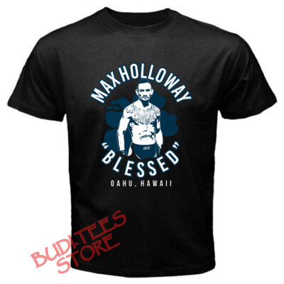 Max Blessed Holloway MMA Fighter Champion Men's Black Size S-5XL