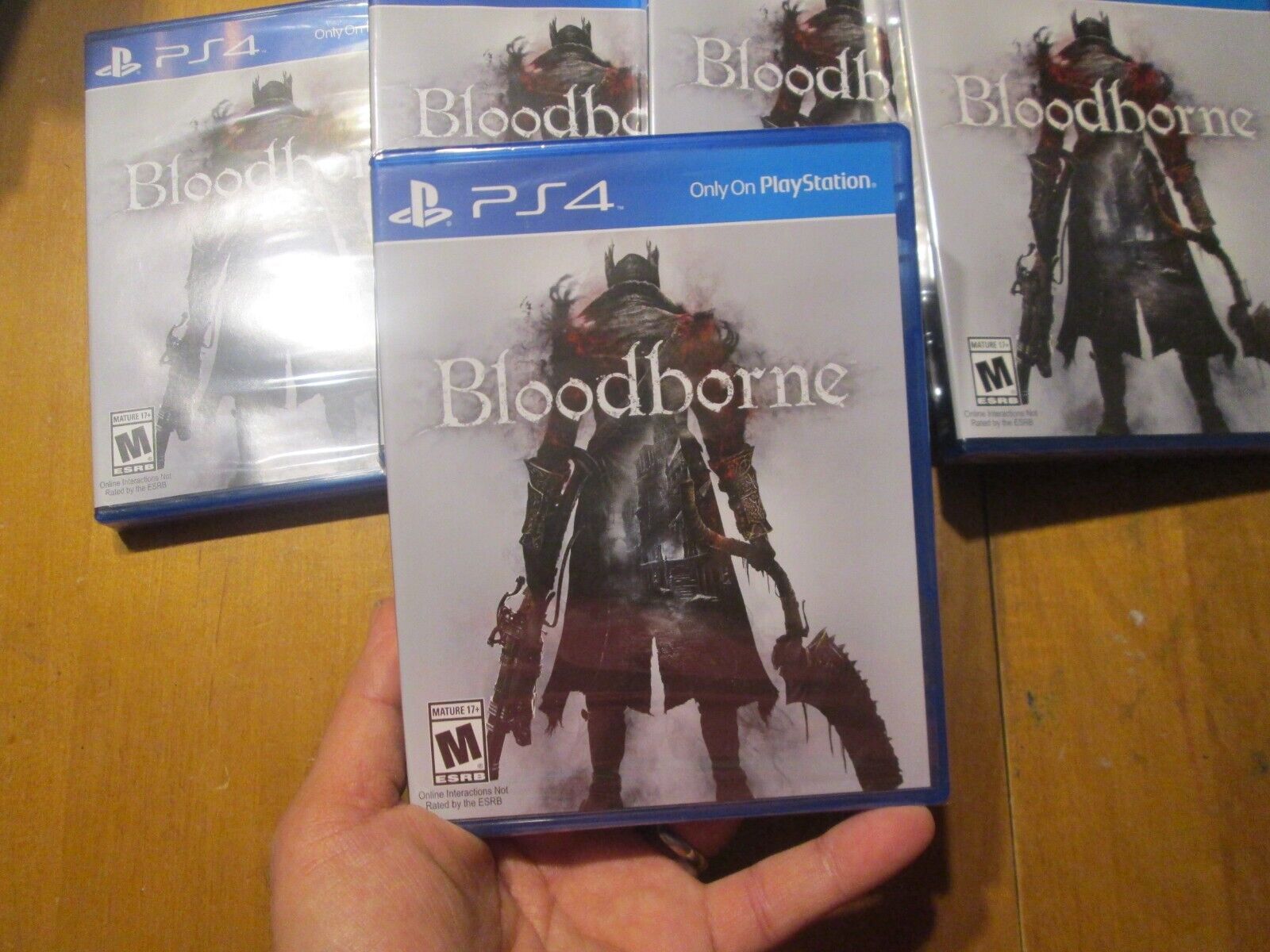 Bloodborne PS4 PLAYSTATION 4 Sony US EDITION NEW FACTORY SEALED FIRST PRINT  BLUE