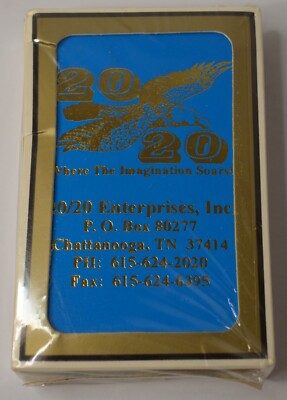 20/20 ENTERPRISES INC WHERE THE IMAGINATION SOARS! PLAYING CARDS NEW SEALED DECK