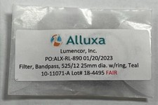 New ALLUXA 525/12 25mm BANDPASS Optical FILTER Teal 525-12 OD6 BP