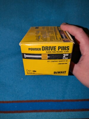 100 DeWalt Powder Drive Pins 2 inch  #DDF3001400