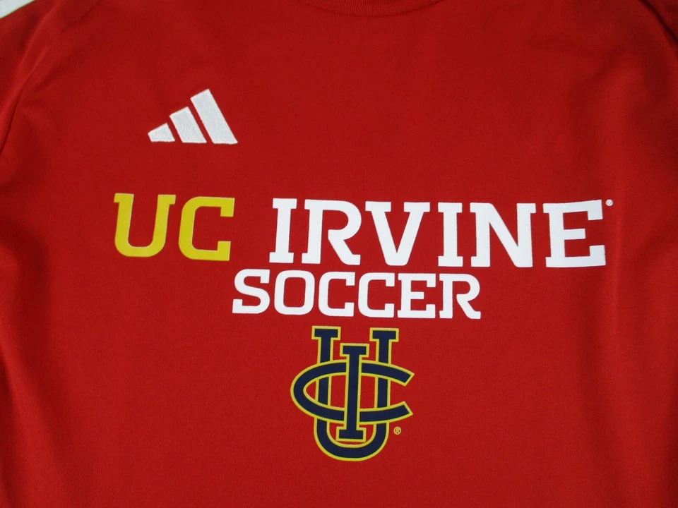 Camiseta de fútbol Adidas UC Irvine Anteaters para niños roja mediana manga corta Foto 2 de 4