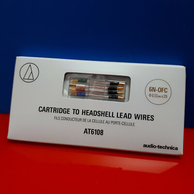 audio-technica AT6108 Headshell-Kabel |Cartridge To Headshell Leadwires ORIGINAL