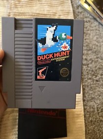 Nintendo NES 1985 Duck Hunt Gloss Sticker Seal Black Box Test Market RARE!